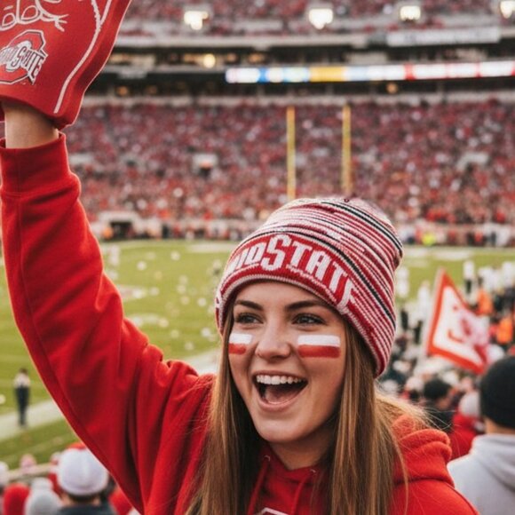 Womens OSU Beanie Hat - Picture 1 of 7